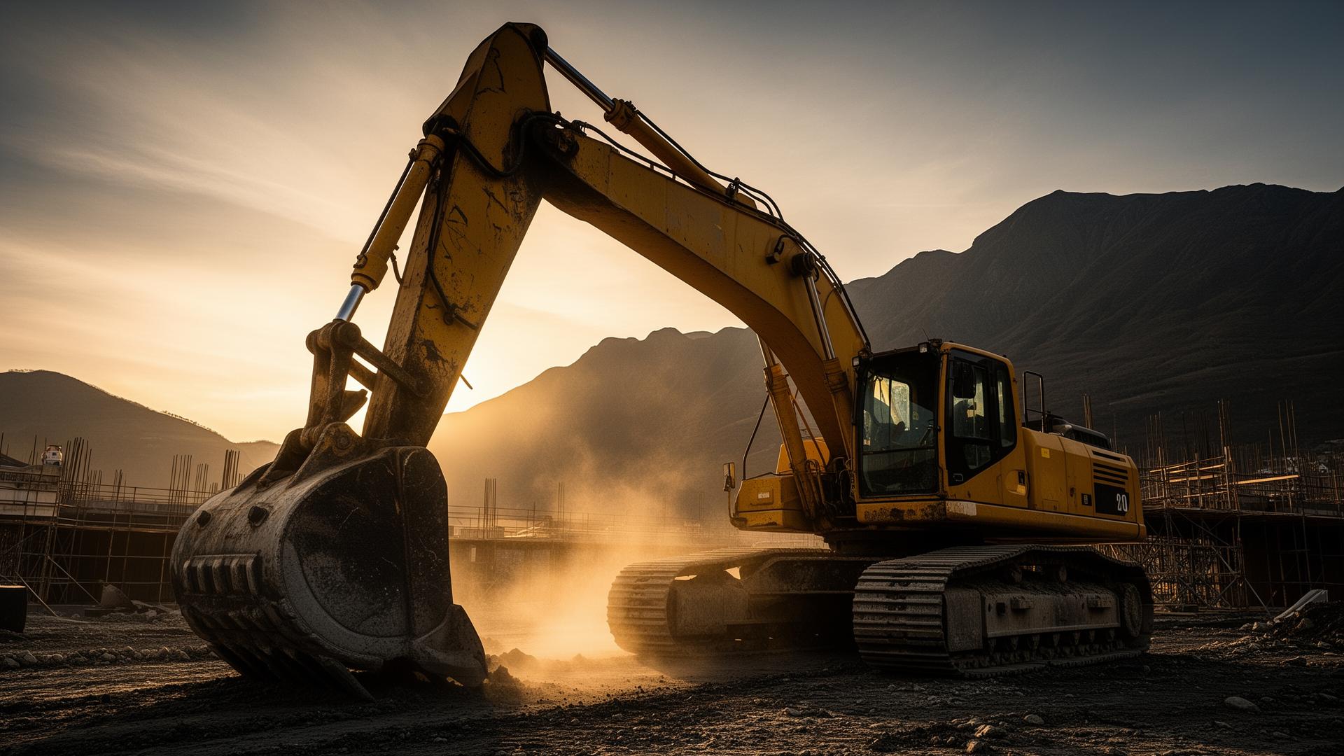 Mixed brands of heavy machinery serviced by ASP GROUP